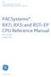 PACSystems* RX7i, RX3i and RSTi-EP CPU Reference Manual GFK-2222AF August 2018