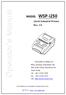 MODEL WSP-i250. (2inch Industrial Printer) Rev WOOSIM SYSTEMS Inc.