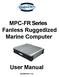 MPC-FR Series Fanless Ruggedized Marine Computer