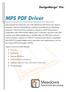 MPS PDF Driver. DesignMerge Pro