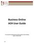 Business Online ACH User Guide