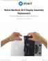 Retina MacBook 2015 Display Assembly
