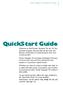 QuickStart Guide. Poster Designer Pro QuickStart Guide 1