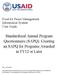 Standardized Annual Program Questionnaire (SAPQ): Creating an SAPQ for Programs Awarded in FY12 or Later