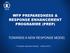 WFP PREPAREDNESS & RESPONSE ENHANCEMENT PROGRAMME (PREP) TOWARDS A NEW RESPONSE MODEL