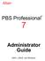 Altair. PBS Professional. Administrator Guide. UNIX, LINUX and Windows