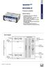 MX590B-R. Pressure amplifier. Special features. Data sheet. Block diagram