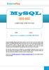 Certified MySQL 5.0 DBA Part I Exam.