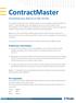 ContractMaster. Converting your data to an SQL format...