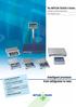 Intelligent precision. from milligrams to tons. The METTLER TOLEDO 4 Series. Certifiable and GMP-certified Quality. from milligrams to tons