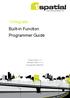 1Integrate Built-in Function Programmer Guide