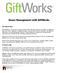 Donor Management with GiftWorks