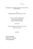 This thesis is submitted as the fulfilment of the Requirement for the award of degree of. By research from