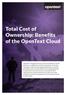 Total Cost of Ownership: Benefits of the OpenText Cloud
