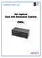USER S manual. DVI Optical Dual link Extension System DQL