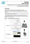 UM1008 User manual. Demonstration kit for the ST7570 power line modem with graphical user interface. Introduction