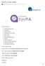 Eye P.A. User Guide. Table of Contents