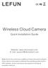 Wireless Cloud Camera