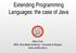 Extending Programming Languages: the case of Java. Mirko Viroli DEIS, Alma Mater Studiorum Università di Bologna