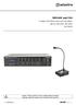 RM244V and CS4. 4 Output 100V Mixer-Amp and Call Station. Item ref: UK, UK User Manual