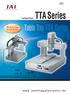 TTA Series.   Tabletop Robot. ZR-Axis Type Series Added