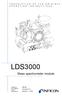 LDS3000. Type designation Product description Mass spectrometer module TRANSLATION OF THE ORIGINAL OPERATING INSTRUCTIONS