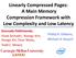 Linearly Compressed Pages: A Main Memory Compression Framework with Low Complexity and Low Latency