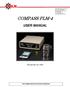 COMPASS PLM-4 USER MANUAL. Revised April 22, Force Measurement and Control Solutions