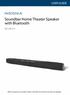 Soundbar Home Theater Speaker with Bluetooth