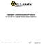 Clearpath Communication Protocol. For use with the Clearpath Robotics research platforms