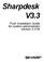 Sharpdesk V3.3. Push Installation Guide for system administrator Version