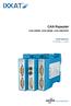 CAN Repeater CAN-CR200, CAN-CR220, CAN-CR210/FO USER MANUAL ENGLISH