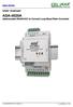 ADA-4020A. User manual ADA-4020A. Addressable RS485/422 to Current Loop Baud Rate Converter. Copyright CEL-MAR sp.j.