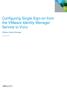 Configuring Single Sign-on from the VMware Identity Manager Service to Vizru