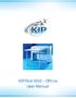 KIP Fold 1000 Offline User Manual