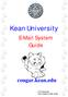 Kean University.  System Guide. cougar.kean.edu.   Your window to the world