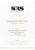 Digital Dimmer Unit Instruction Manual