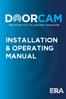 THE SMART WAY TO ANSWER YOUR DOOR INSTALLATION & OPERATING MANUAL
