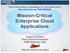 Mission-Critical Enterprise Cloud Applications