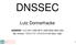 DNSSEC. Lutz Donnerhacke. db089309: 1c1c 6311 ef09 d819 e029 65be bfb6 c9cb dig +dnssec e164.arpa. naptr