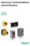 Harmony control stations and enclosures. Catalog