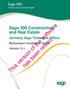 has been retired This version of the software Sage 300 Construction and Real Estate ( formerly Sage Timberline Office)