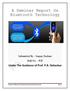 A Seminar Report On Bluetooth Technology