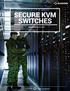 SECURE KVM SWITCHES SOLUTIONS BROCHURE BLACKBOX.COM/SECUREKVM
