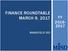 FINANCE ROUNDTABLE MARCH 9, 2017