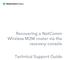 Recovering a NetComm Wireless M2M router via the recovery console. Technical Support Guide