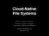 Cloud-Native File Systems