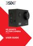 HD SPORTS ACTION CAMERA 3S-0683 USER GUIDE