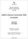 USB2.0 Device Controller SDK- Compiler