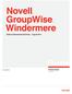 Novell GroupWise Windermere